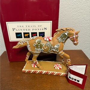 Trail of Painted Ponies Gingerbread Pony Figurine 2007